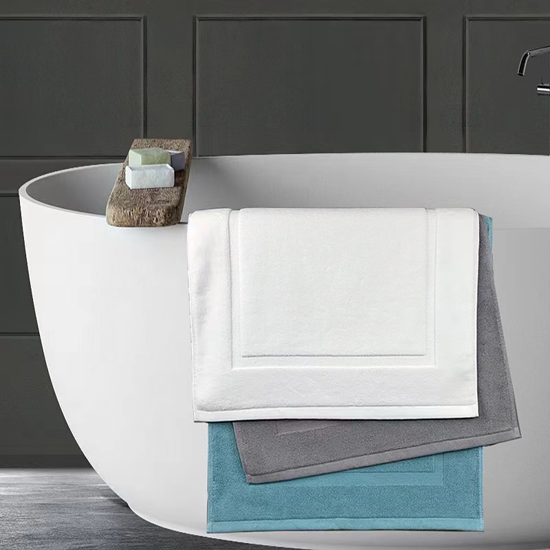 Quick Dry Diatomite Bath Mat - Biały ręcznik podłogowy zagęszczony żakardowy SPA