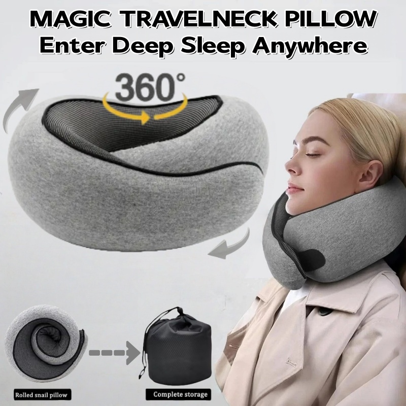 Anti Snore Contour Pillow - Przenośna poduszka podróżna w kształcie litery