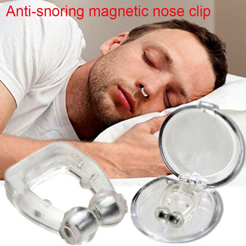 Anti Snore Contour Pillow - 1/2/4 SZT. Silikonowy Magnetyczny Klips Przeciw