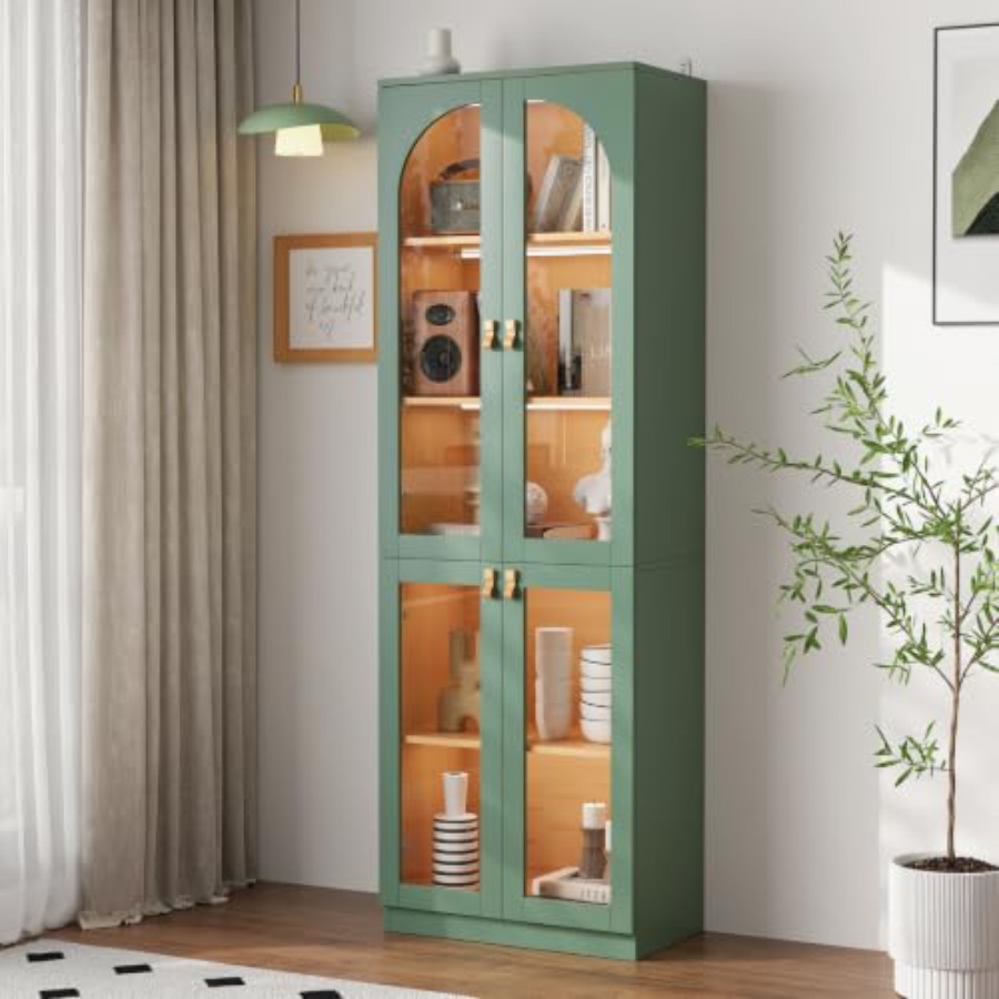 Storage & Organization - Szafka ekspozycyjna do salonu/biura z drzwiami