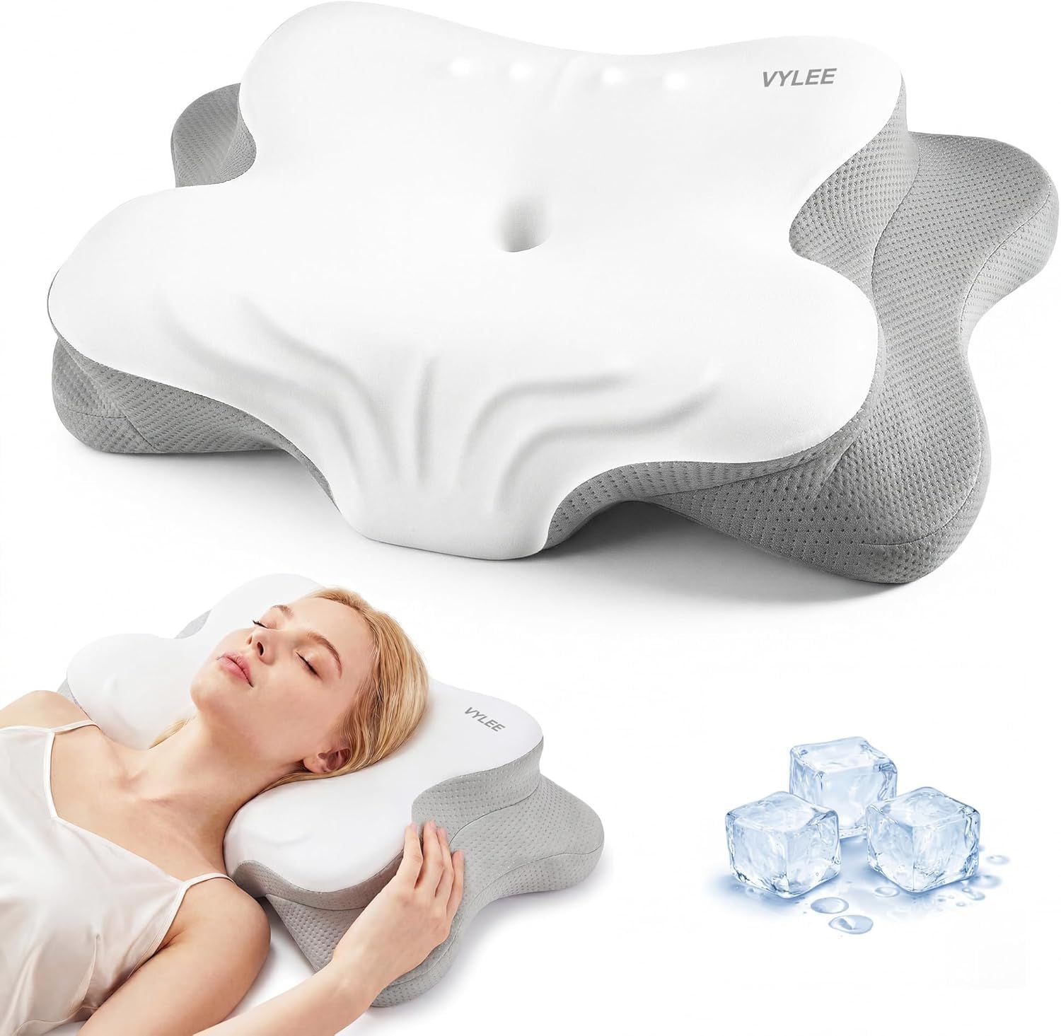 Memory Foam Orthopedic Pillow Neck Pain - Poduszka ortopedyczna na szyję do łagodzenia