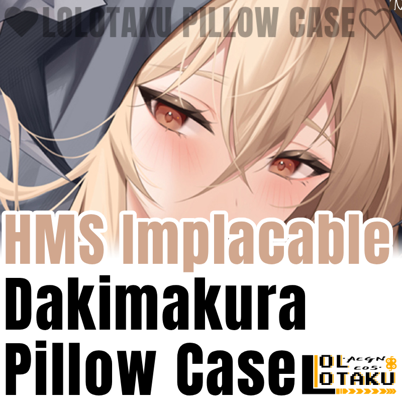 Bedding - Poszewka Dakimakura HMS Implacable Azur Lane,