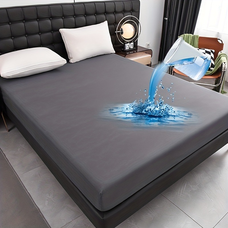 Fitted Bed Sheets Deep Pocket - MEICARE 1 szt. Prześcieradło z gumką