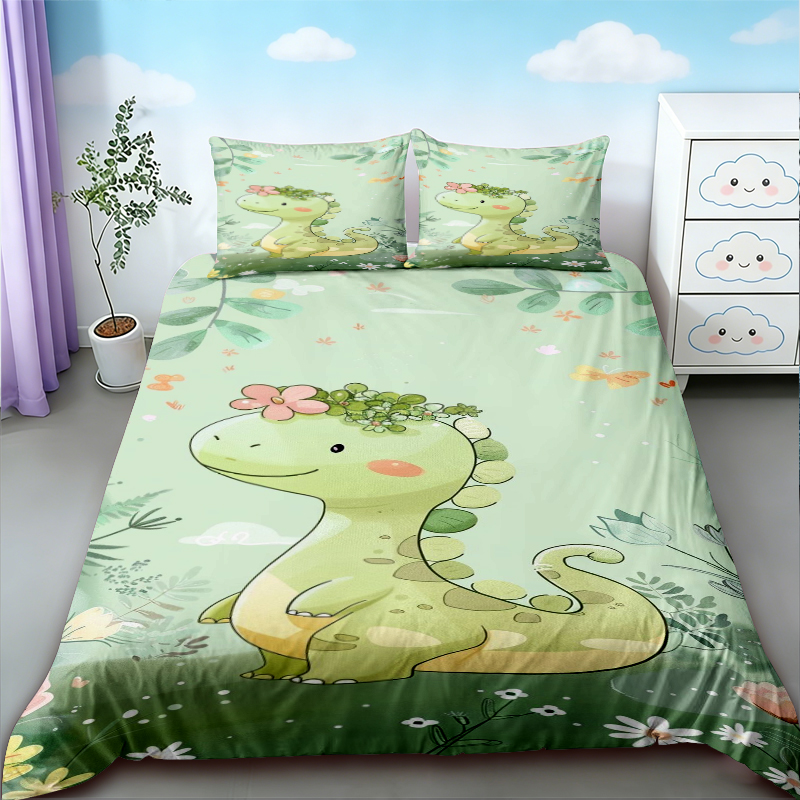 Bedding - Poszwa na kołdrę Uroczy Dinozaur Król