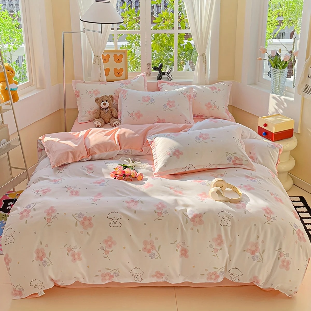 4-częściowy miękki, gładki zes – Duvet Cover Sets With Zipper recenzja i cena