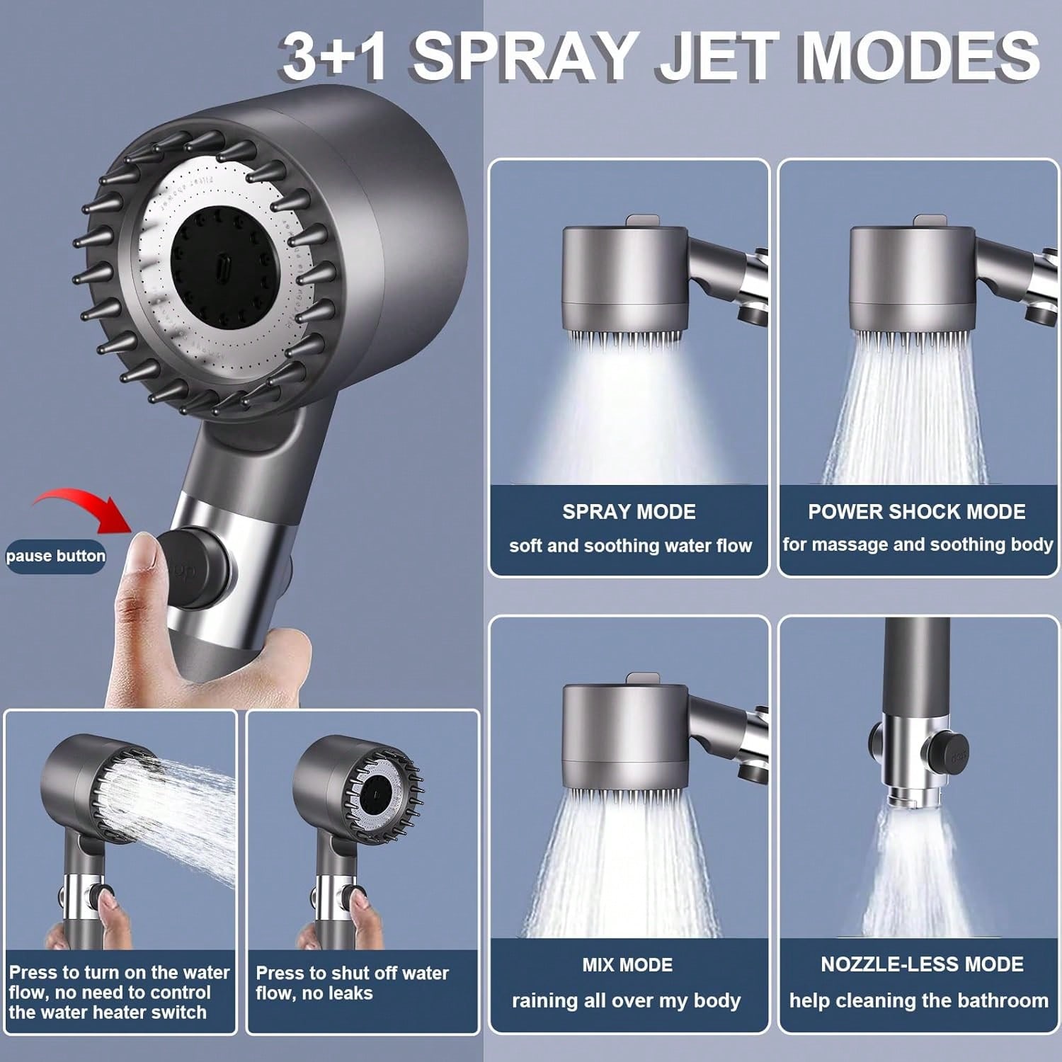 Wysokociśnieniowa ręczna słuch – High Pressure Shower Head Handheld recenzja i cena