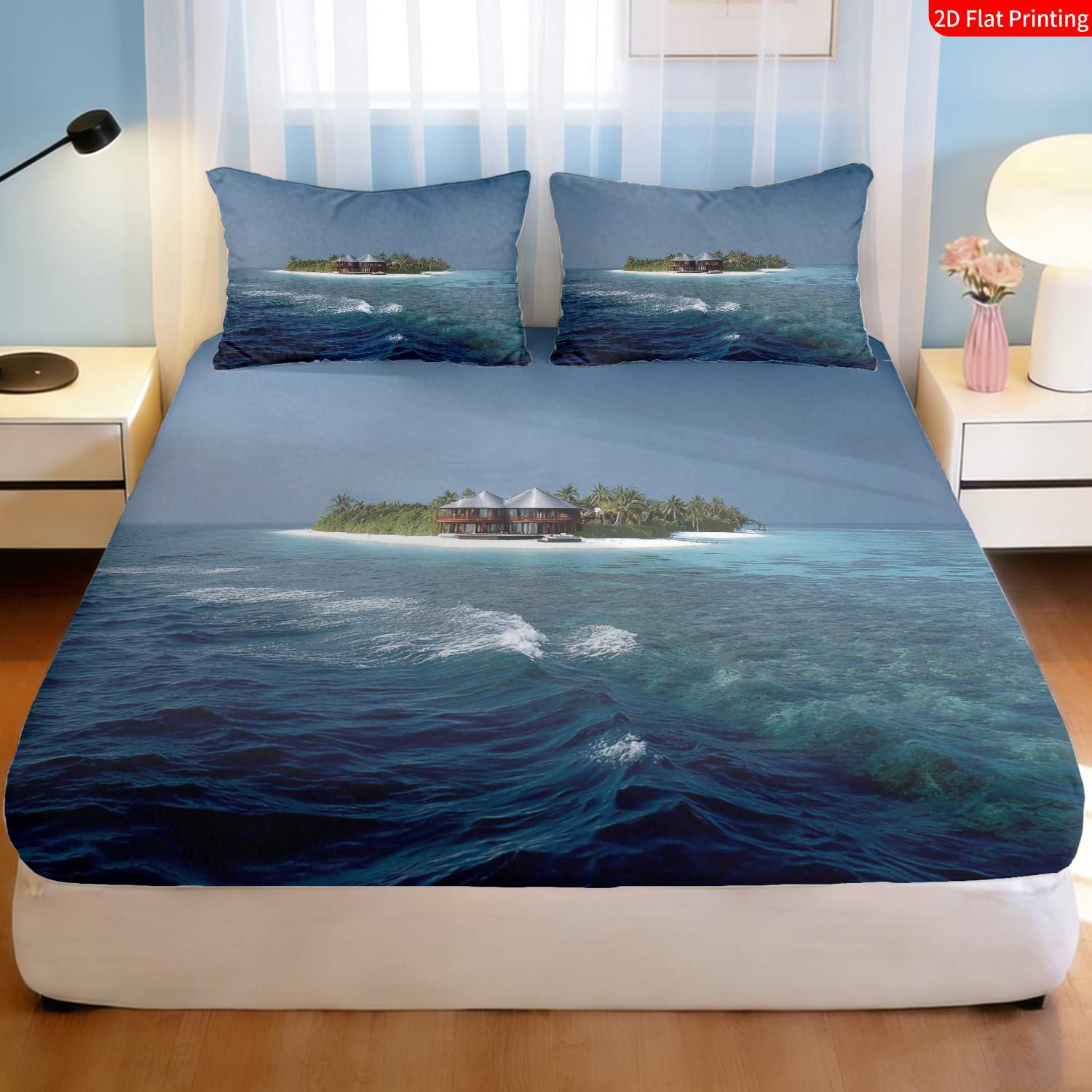 Komplet pościeli z motywem tro – Fitted Bed Sheets Deep Pocket recenzja i cena