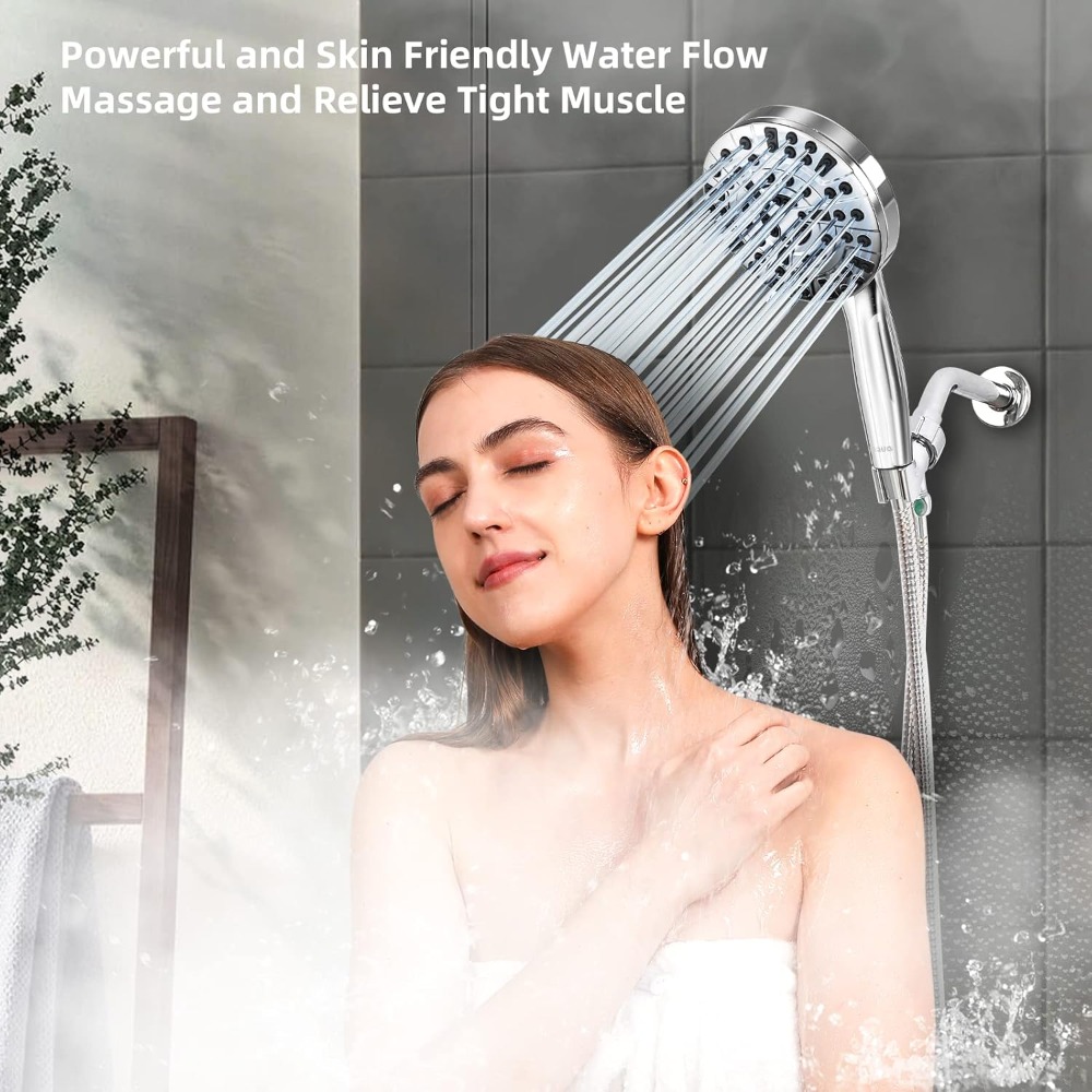 10-funkcyjna słuchawka pryszni – High Pressure Shower Head Handheld recenzja i cena