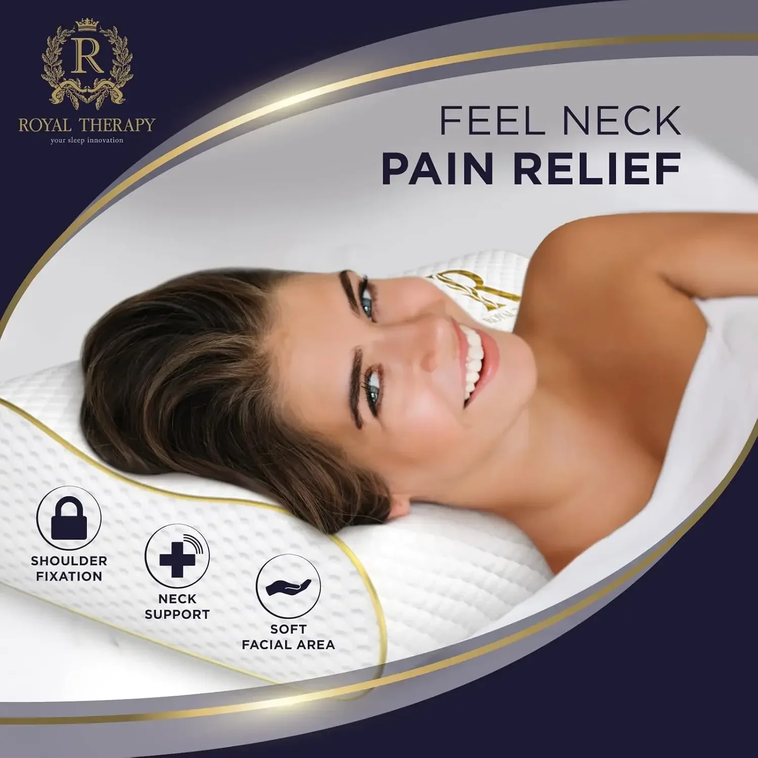 Zestaw 2 poduszek z pianki mem – Memory Foam Orthopedic Pillow Neck Pain recenzja i cena