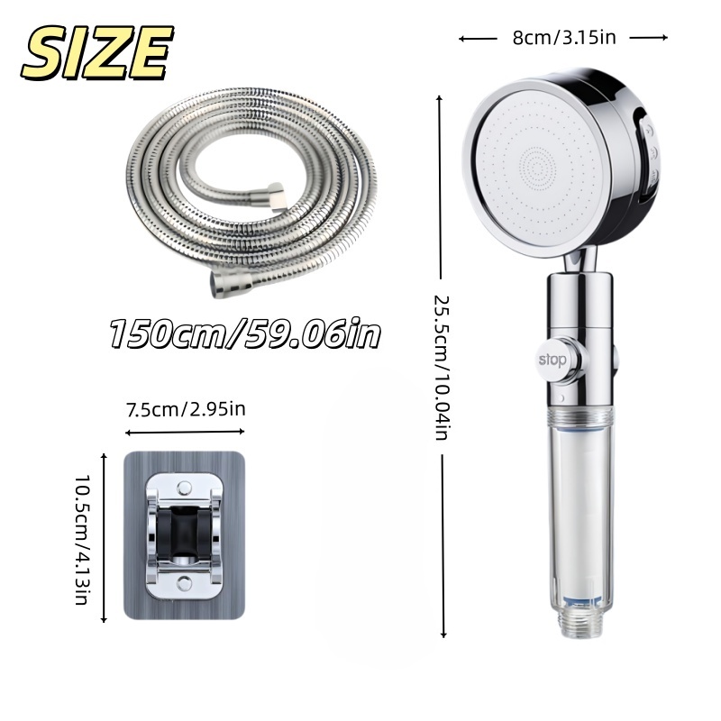 Widoczna Szybka Filtrująca Wod – High Pressure Shower Head Handheld recenzja i cena