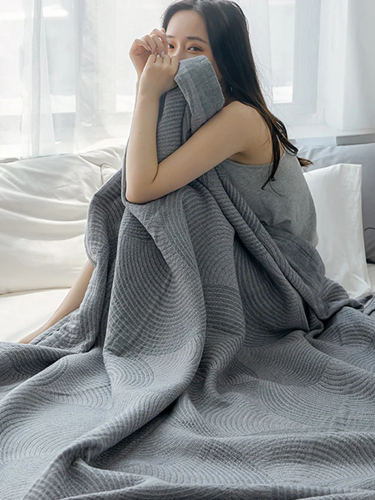 Letni koc z bawełnianego muśli – Muslin Cotton Bedspread recenzja i cena