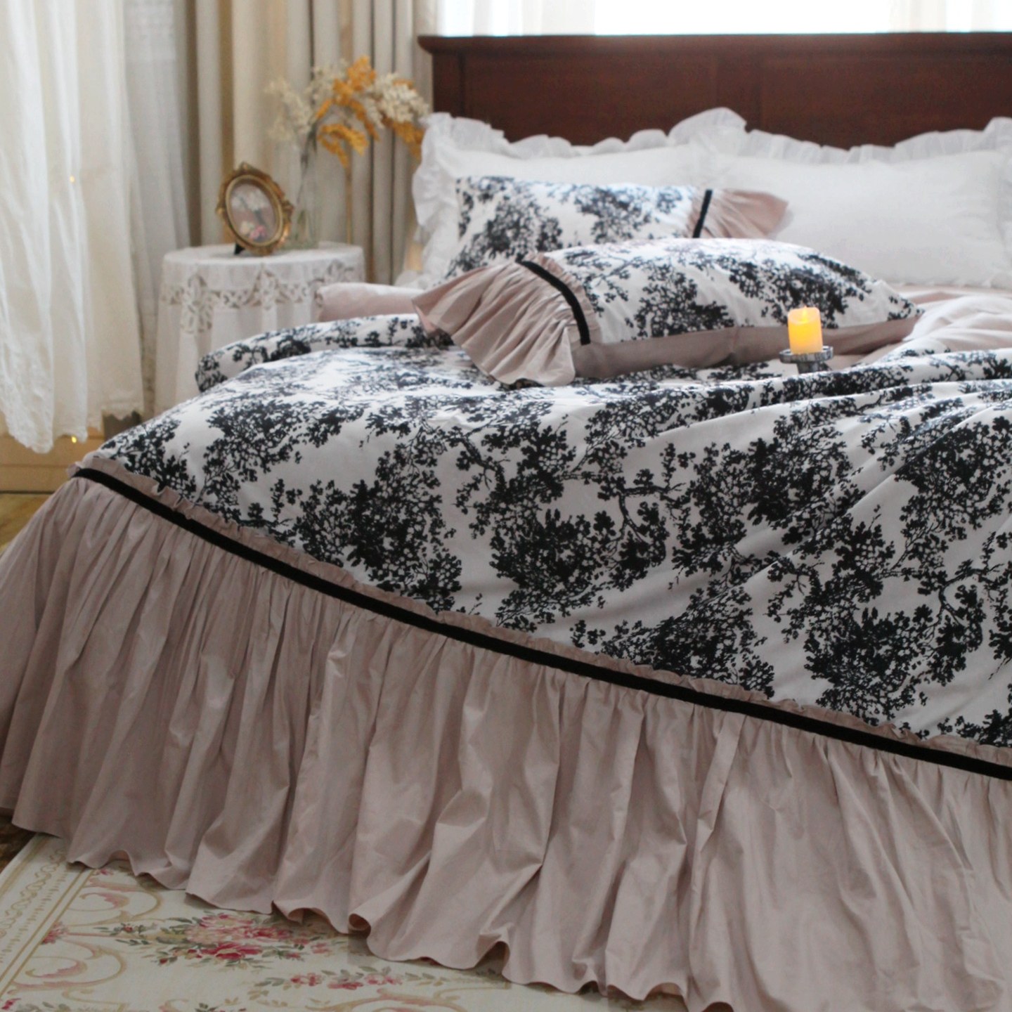 Zestaw pościeli w stylu francu – Aesthetic Floral Duvet Cover recenzja i cena