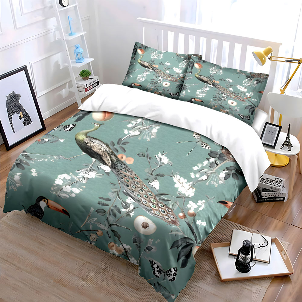 3-częściowy zestaw pościeli z  – Aesthetic Floral Duvet Cover recenzja i cena