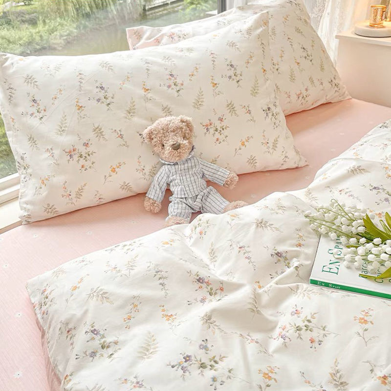Ins Pink Flowers zestaw poście – Aesthetic Floral Duvet Cover recenzja i cena