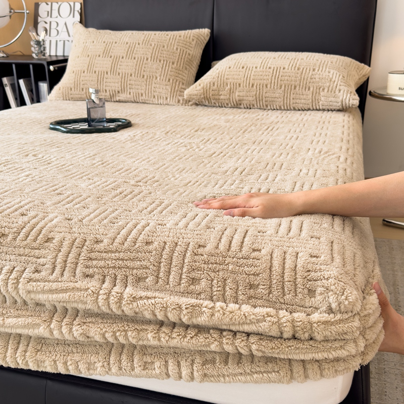 Zimowy, tłoczony, pluszowy prz – Fitted Bed Sheets Deep Pocket recenzja i cena
