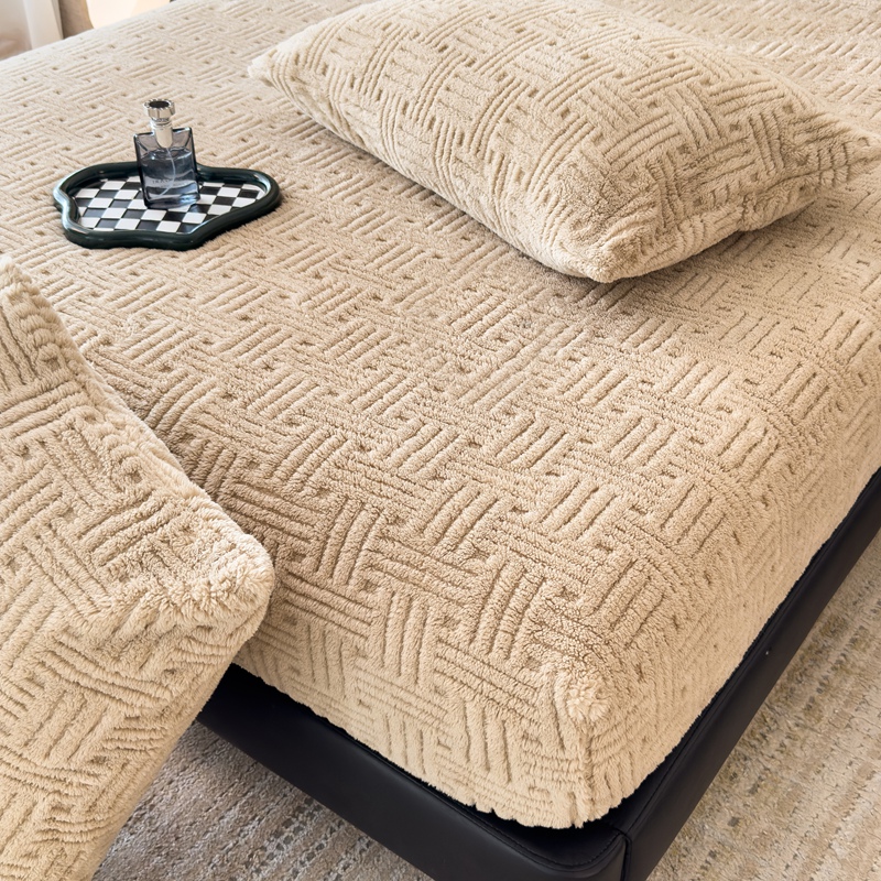 Zimowy, tłoczony, pluszowy prz – Fitted Bed Sheets Deep Pocket recenzja i cena
