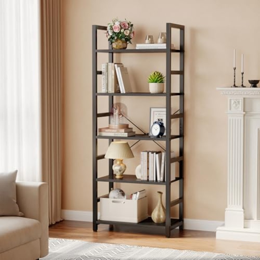 5-poziomowy regał na książki,  – Storage & Organization recenzja i cena