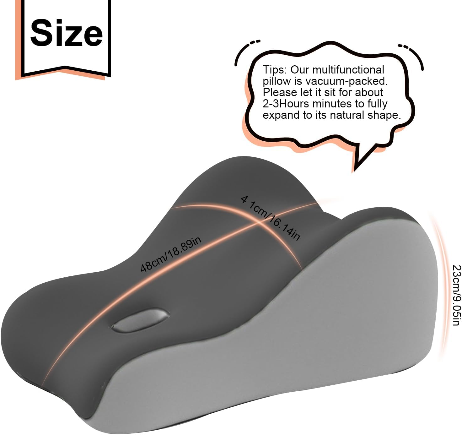 Poduszka klinowa wspomagająca  – Memory Foam Orthopedic Pillow Neck Pain recenzja i cena