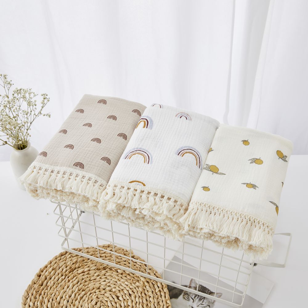 Bawełniane muślinowe koce do p – Muslin Cotton Bedspread recenzja i cena