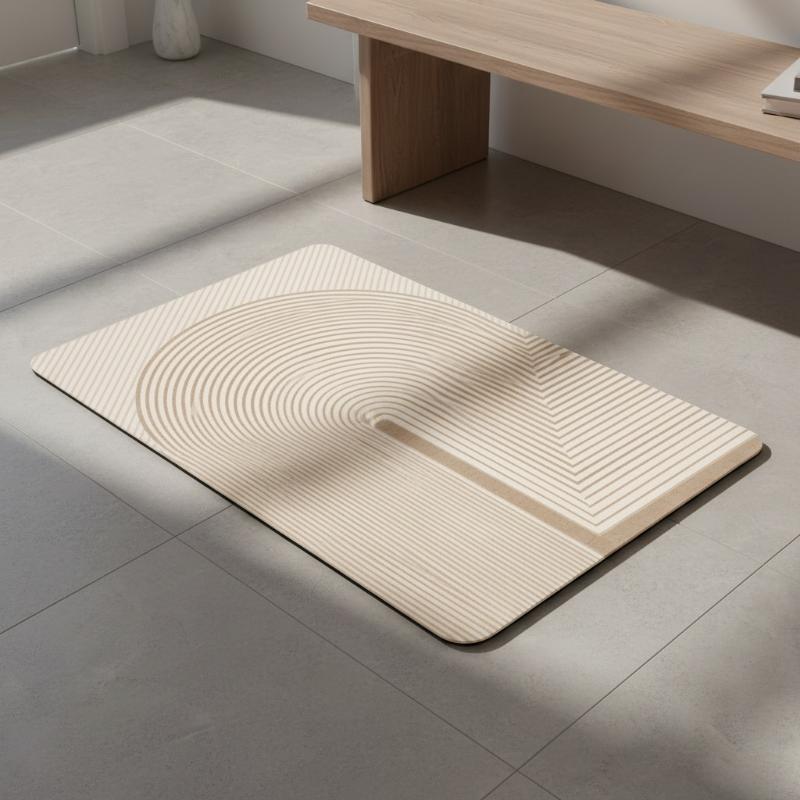 Beżowa mata łazienkowa z diato – Quick Dry Diatomite Bath Mat recenzja i cena