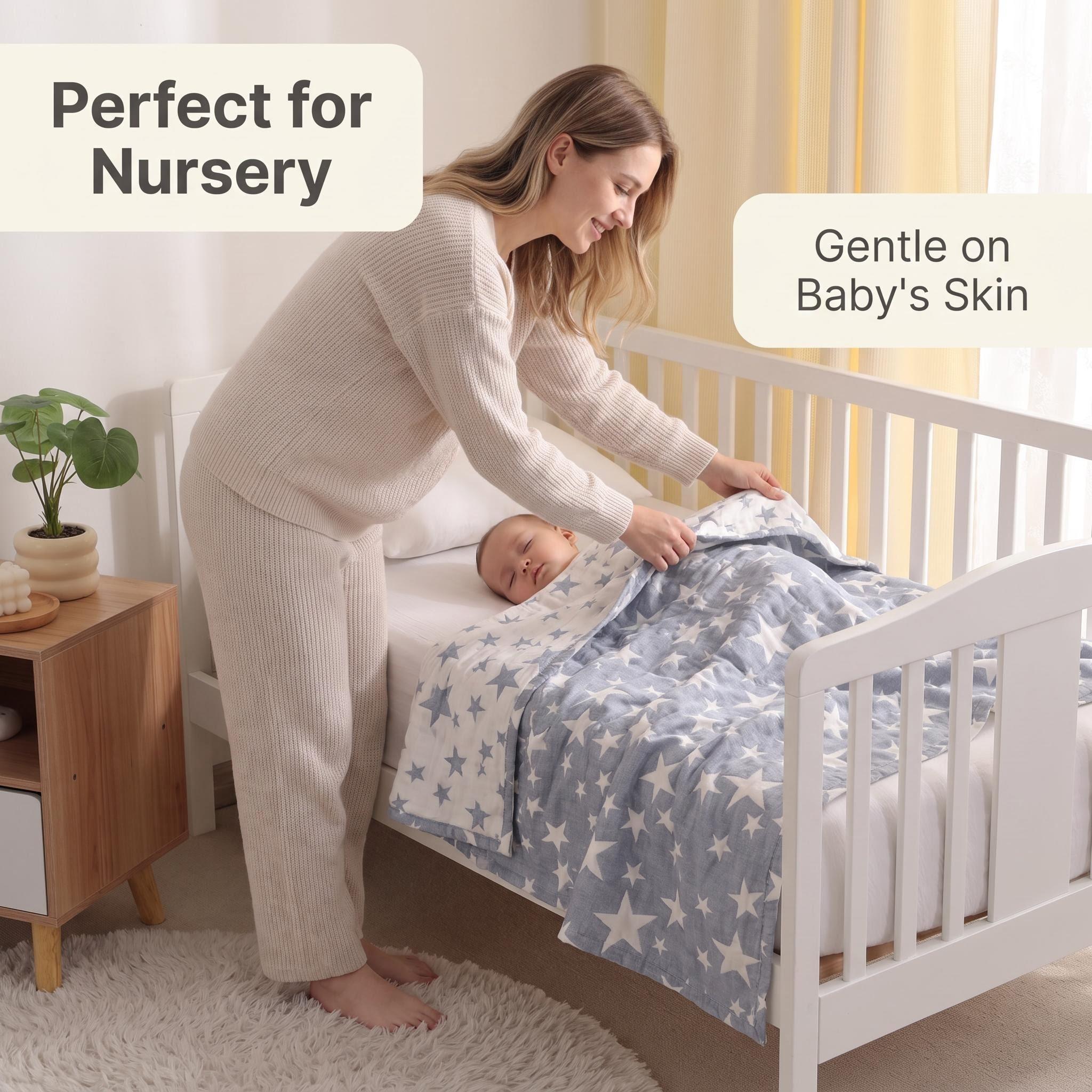 3-warstwowy bawełniany koc z m – Muslin Cotton Bedspread recenzja i cena