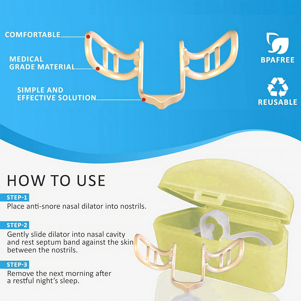 Anti Snore Nasal Dilator Stop  – Anti Snore Contour Pillow recenzja i cena
