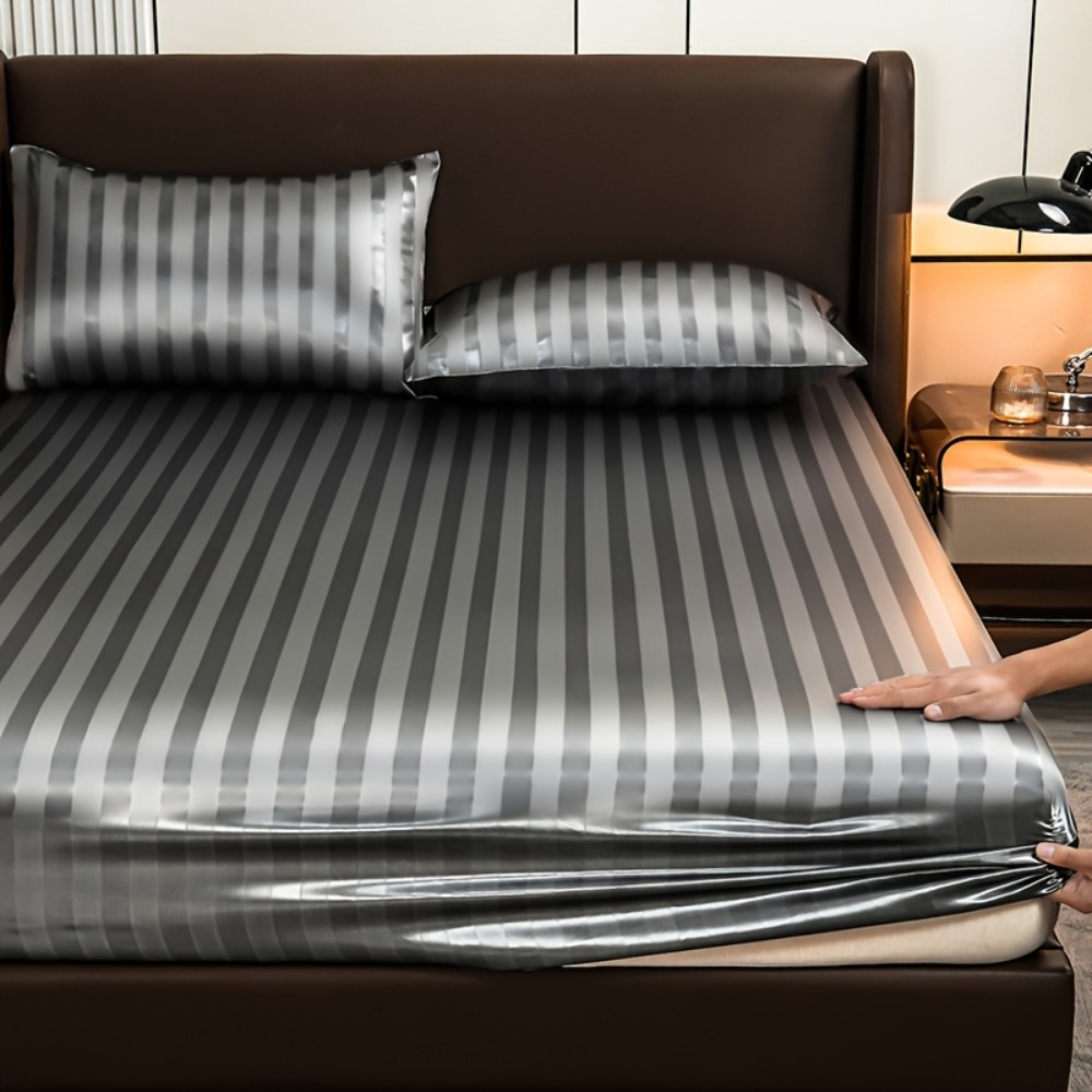 Nowa Prześcieradło w Paski, Lu – Fitted Bed Sheets Deep Pocket recenzja i cena