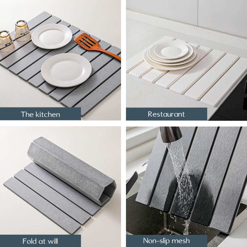 Składana prostokątna mata do k – Quick Dry Diatomite Bath Mat recenzja i cena