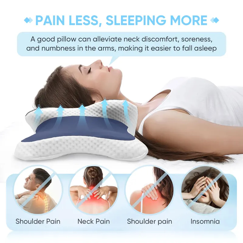 Poduszka z pianki memory, podu – Memory Foam Orthopedic Pillow Neck Pain recenzja i cena