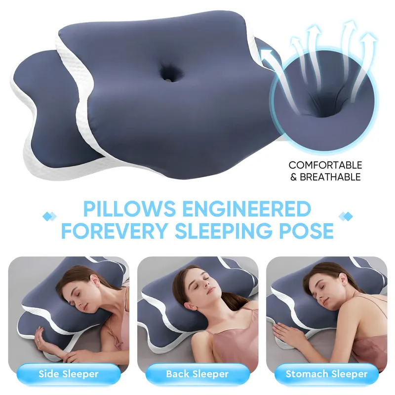 Poduszka z pianki memory, podu – Memory Foam Orthopedic Pillow Neck Pain recenzja i cena