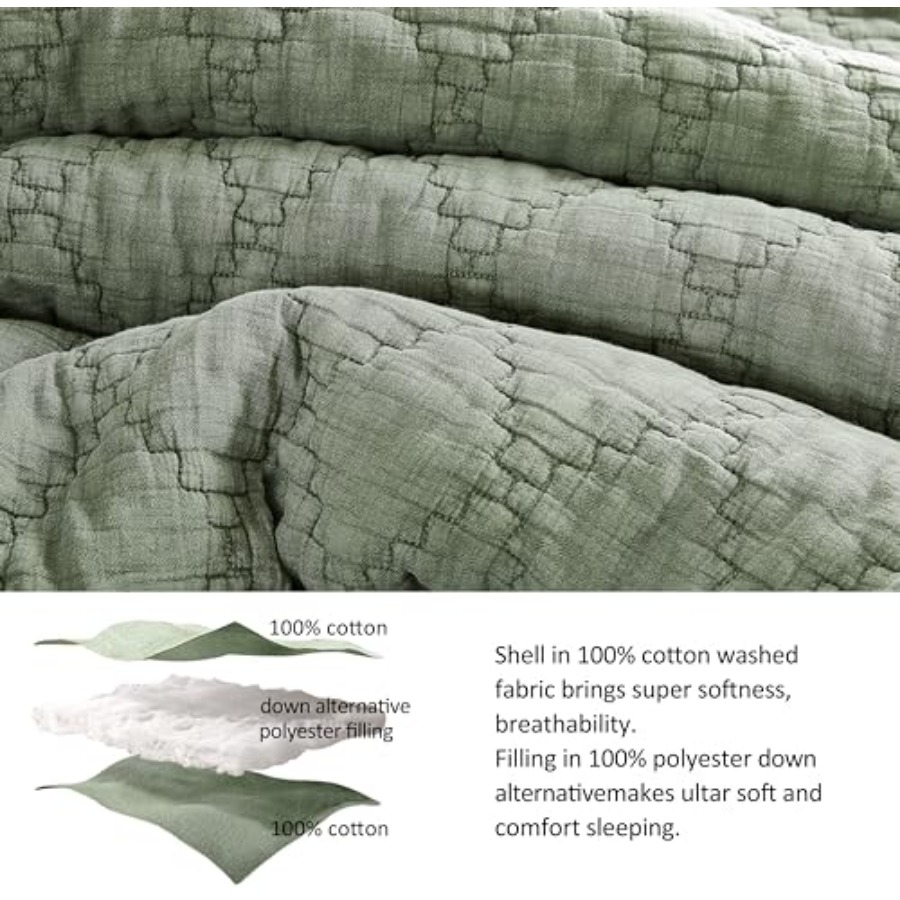 Zestaw kołdry z muślinu bawełn – Muslin Cotton Bedspread recenzja i cena