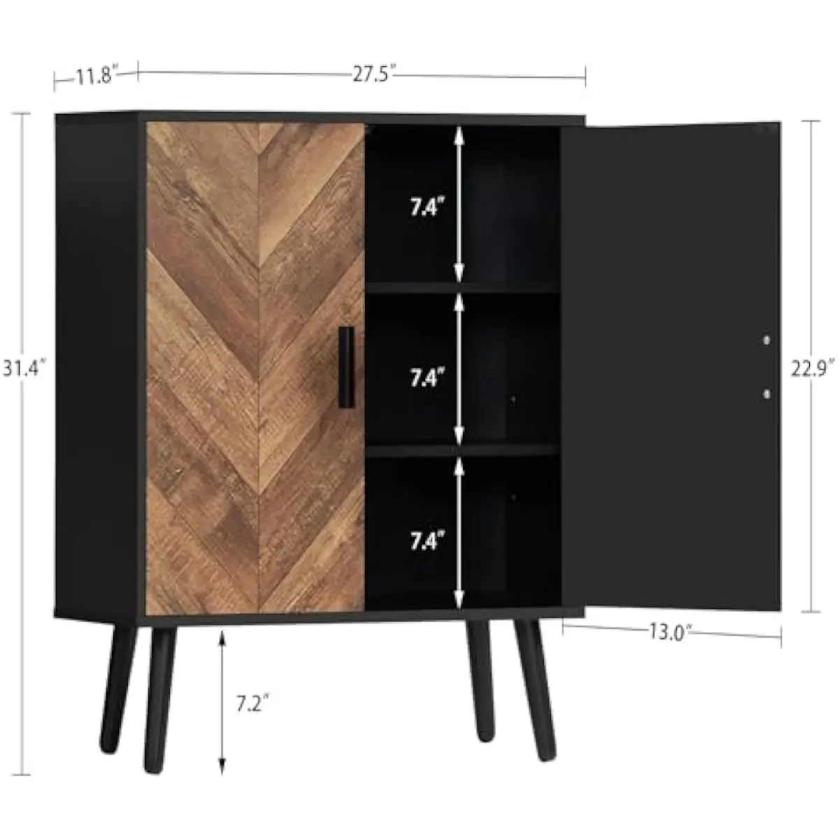Szafka z dwiema regulowanymi p – Storage & Organization recenzja i cena