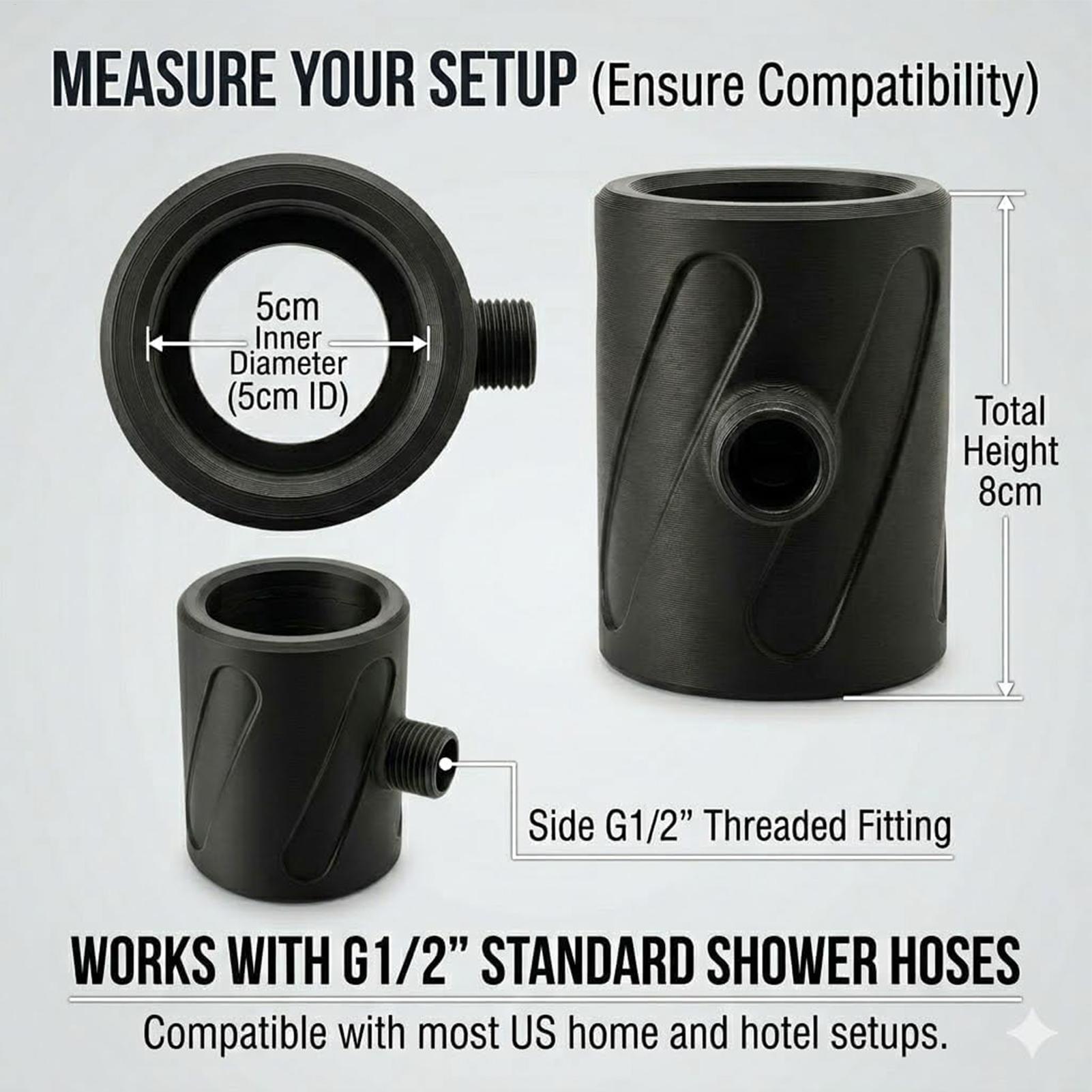 Głowica prysznicowa z grubymi  – High Pressure Shower Head Handheld recenzja i cena