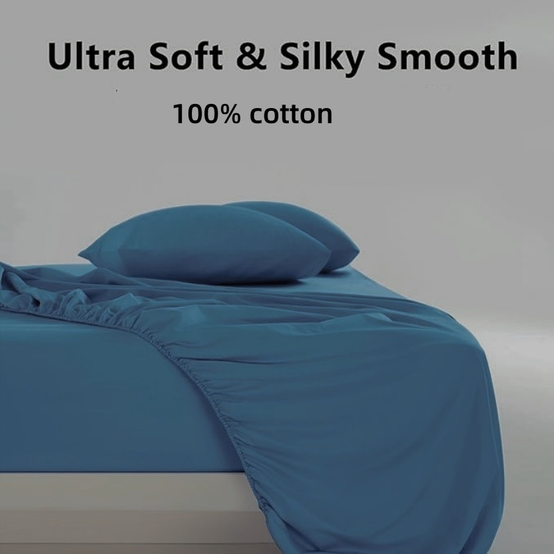 Zestaw pościeli z czystej bawe – Fitted Bed Sheets Deep Pocket recenzja i cena