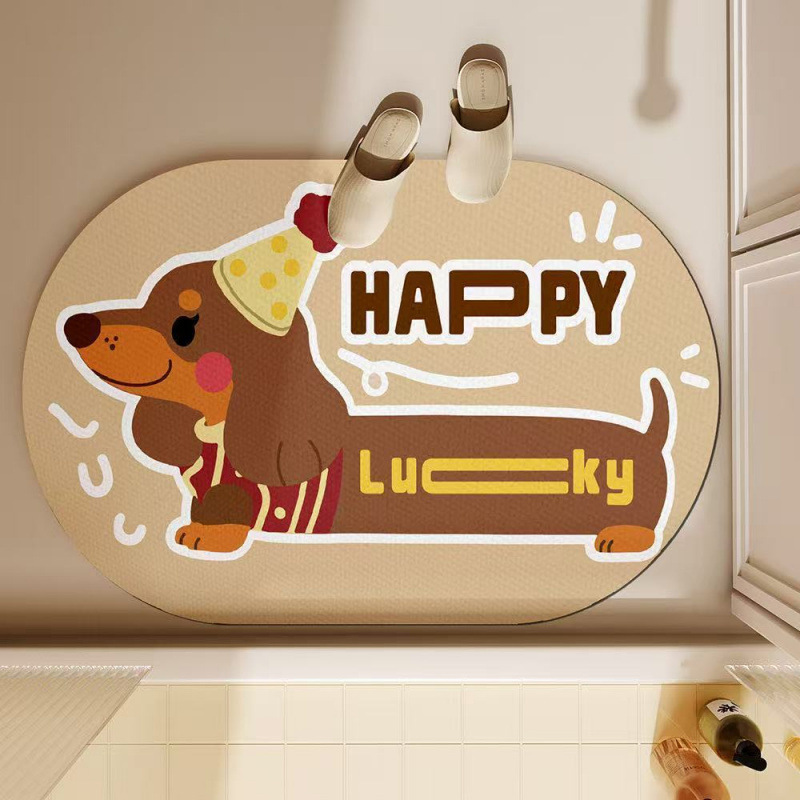 Urocza mata łazienkowa z motyw – Quick Dry Diatomite Bath Mat recenzja i cena