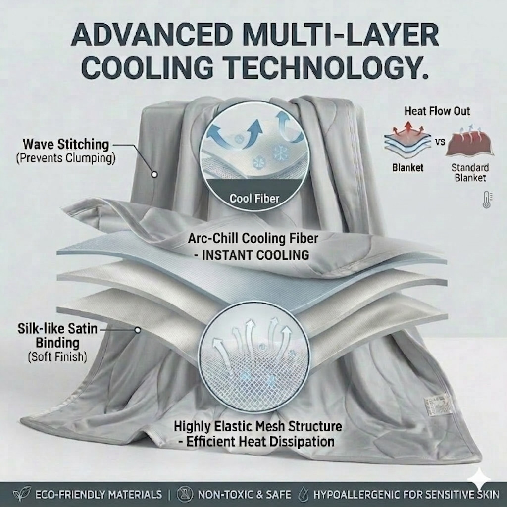 Lekki, oddychający, chłodzący  – Cooling Blanket Hot Sleepers recenzja i cena