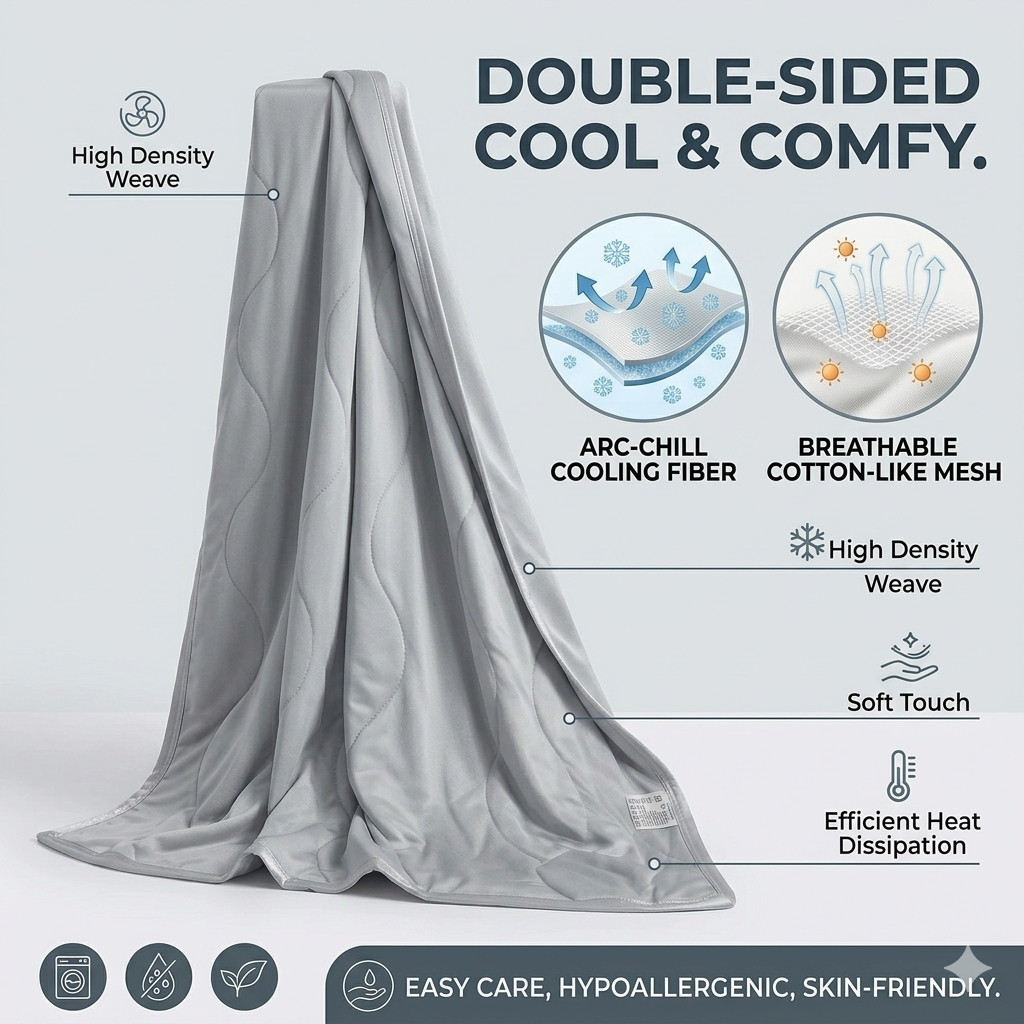 Lekki, oddychający, chłodzący  – Cooling Blanket Hot Sleepers recenzja i cena